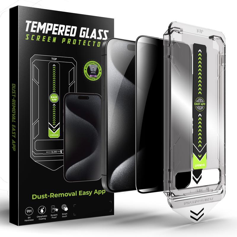 Anti-Spy iPhone Screen Protector with Easy Install Design