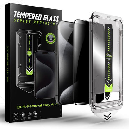 Anti-Spy iPhone Screen Protector with Easy Install Design