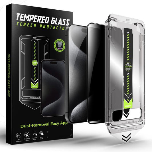 Anti-Spy iPhone Screen Protector with Easy Install Design