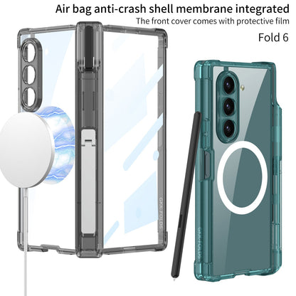 Magnetic Shockproof Phone Case With Pen Box For Galaxy Z Series