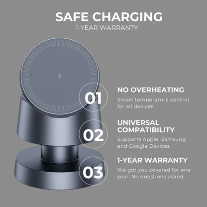 MagPower Pro™: The 4-in-1 Wireless Charging Station