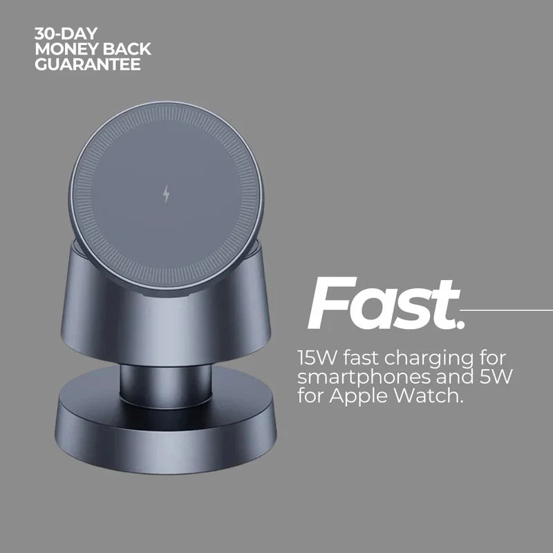MagPower Pro™: The 4-in-1 Wireless Charging Station