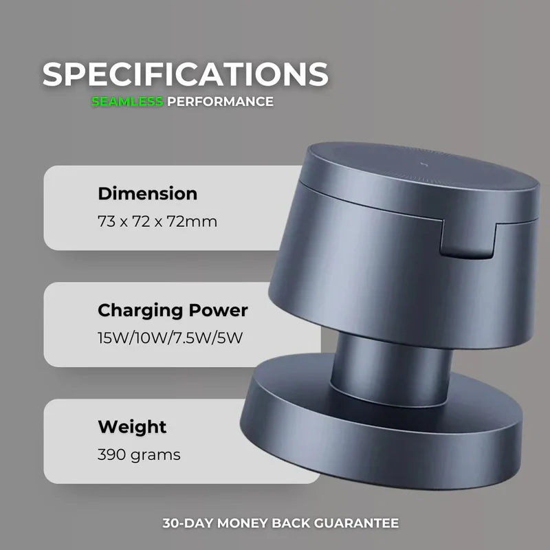 MagPower Pro™: The 4-in-1 Wireless Charging Station