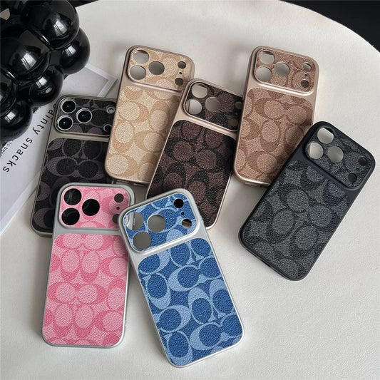 Icon Collection Premium Leather iPhone Case