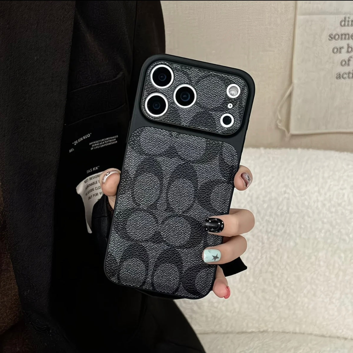 Icon Collection Premium Leather iPhone Case