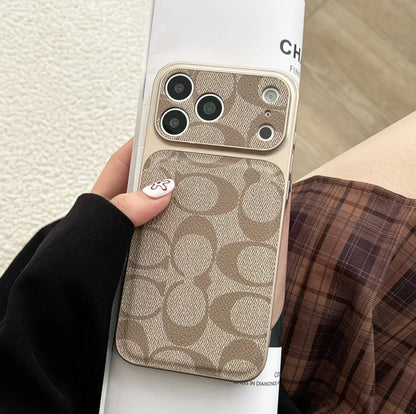 Icon Collection Premium Leather iPhone Case