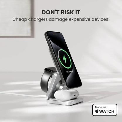 ChargeMaster Pro: The 3-in-1 Magnetic Power Station