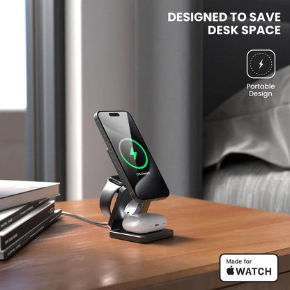 ChargeMaster Pro: The 3-in-1 Magnetic Power Station