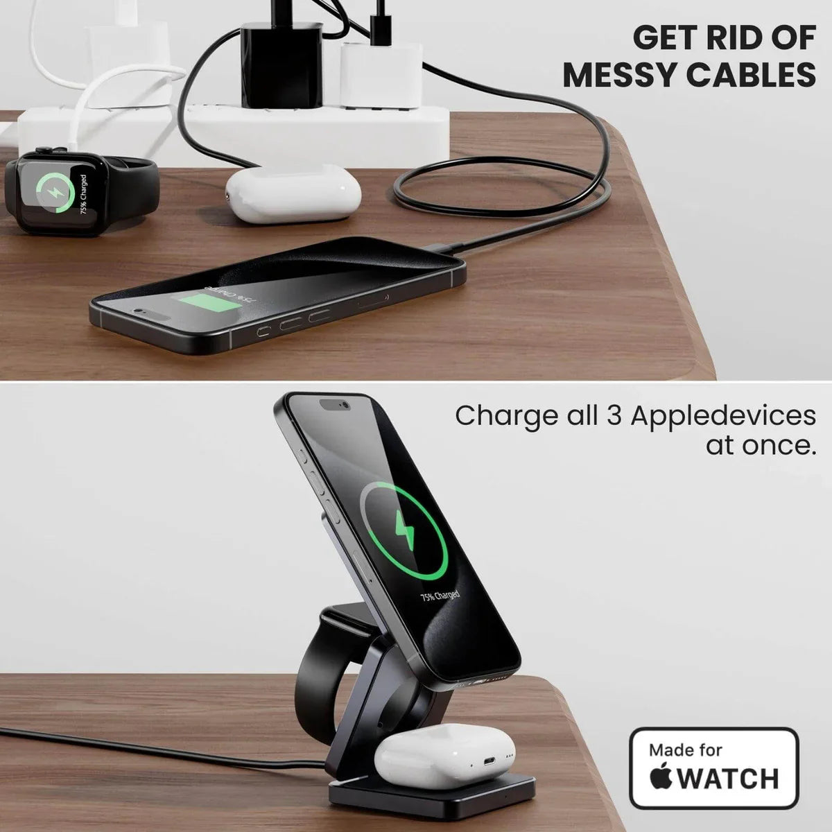 ChargeMaster Pro: The 3-in-1 Magnetic Power Station