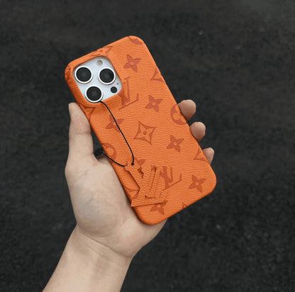 Luxury LV Premium Leather  iPhone Case