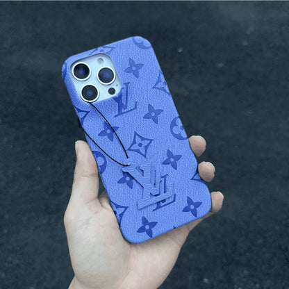 Luxury LV Premium Leather  iPhone Case