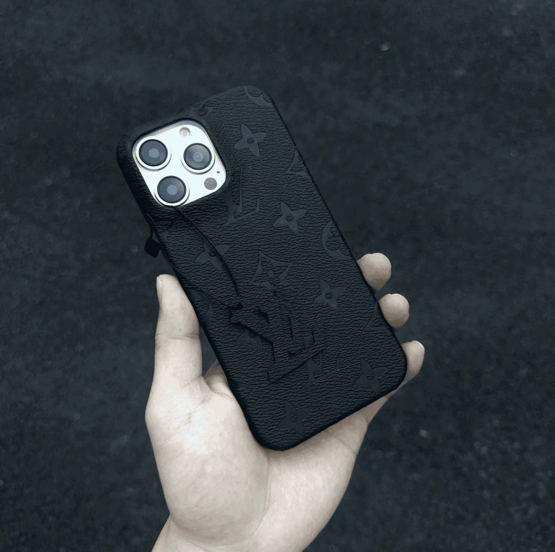 Luxury LV Premium Leather  iPhone Case