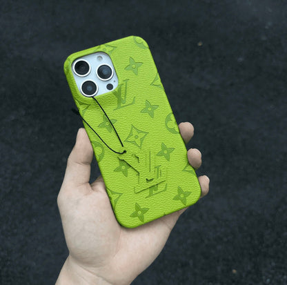 Luxury LV Premium Leather  iPhone Case