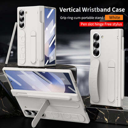 Hinge Pen Box Shockproof Case With Wristband For Z Fold