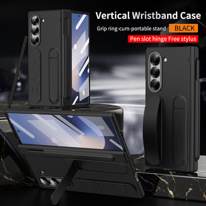 Hinge Pen Box Shockproof Case With Wristband For Z Fold