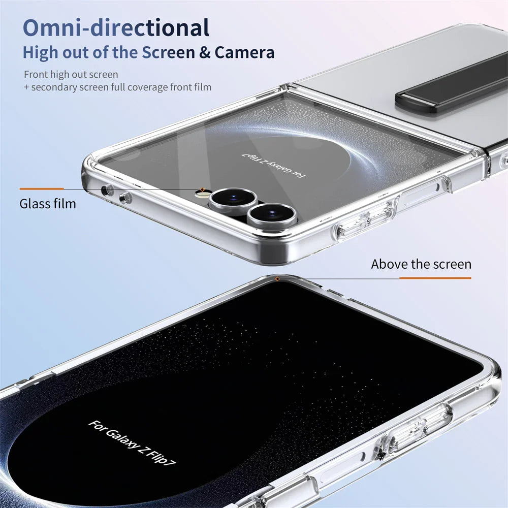 Transparent Case with Kickstand