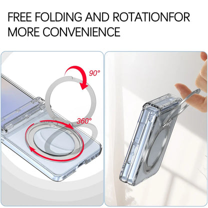 Clear Magnetic Ring Kickstand Cover