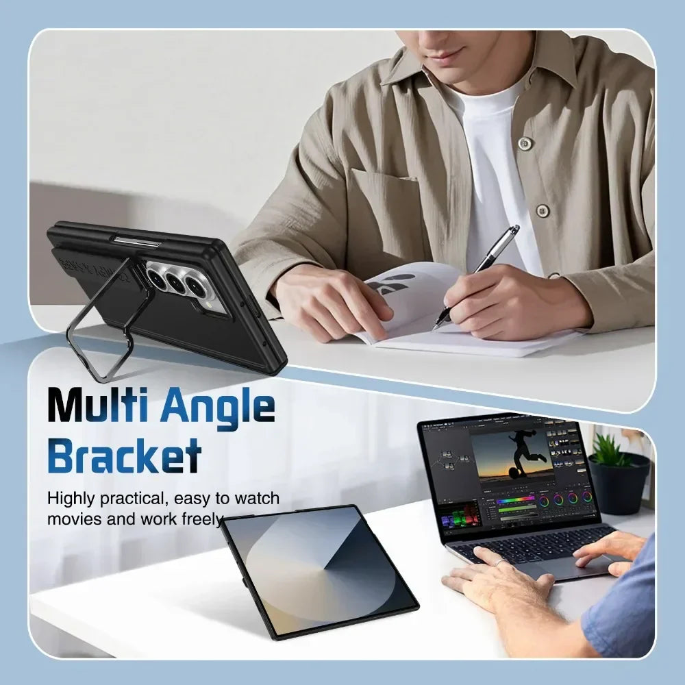 Shockproof Z Fold  Case with Kickstand