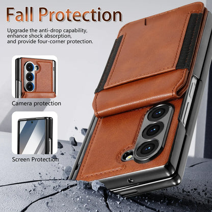 Premium Leather Detachable Wallet Flip Case Z Fold