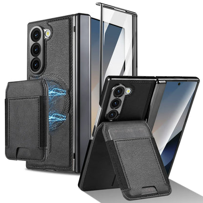 Premium Leather Detachable Wallet Flip Case Z Fold