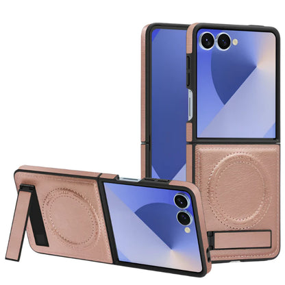 Elegant Leather Magnetic Stand Case