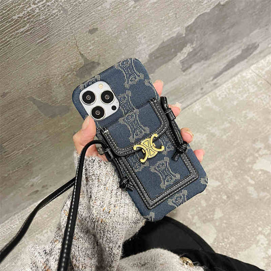 Trendy Canvas Crossbody Lanyard