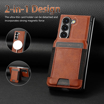 Premium Leather Detachable Wallet Flip Case Z Fold