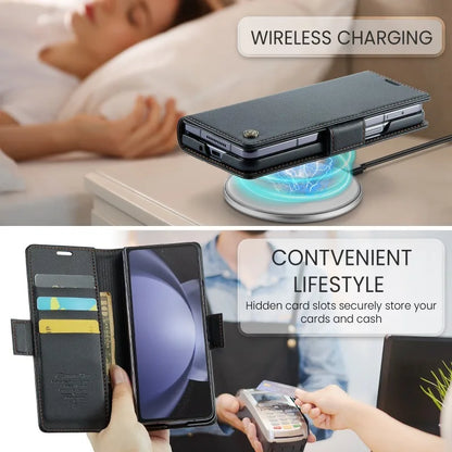 Luxury Flip Leather Case with Magnet for Z Fold