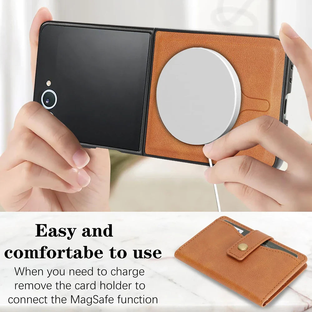 MagSafe Wallet Leather Case