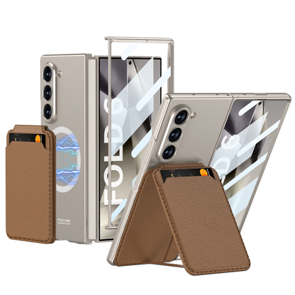 Magnetic Leather Card Holder Shockproof Phone Case For Galaxy Z Series