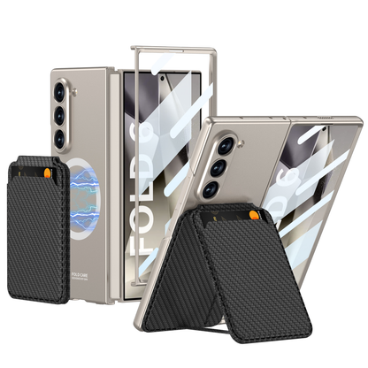 Magnetic Leather Card Holder Shockproof Phone Case For Galaxy Z Series