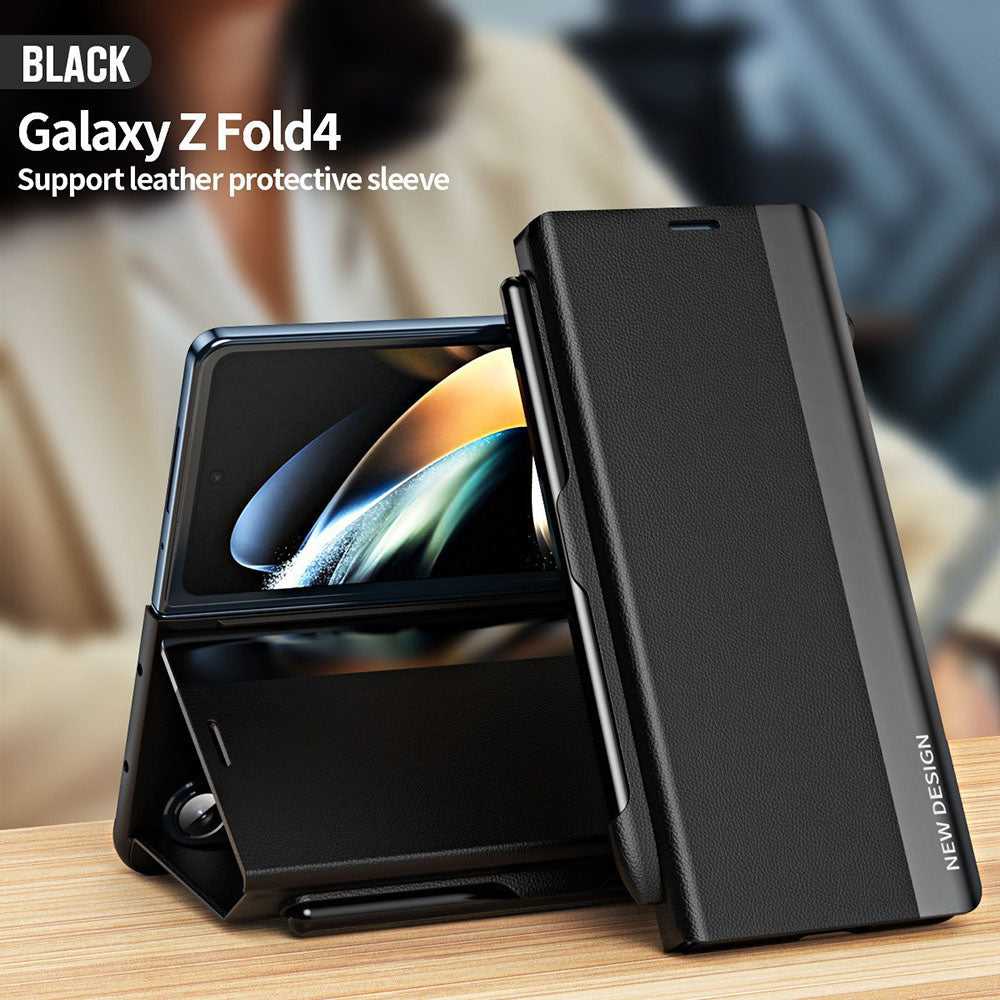 Magnetic Flip Leather Case With Stylus Slot For Galaxy Z Series