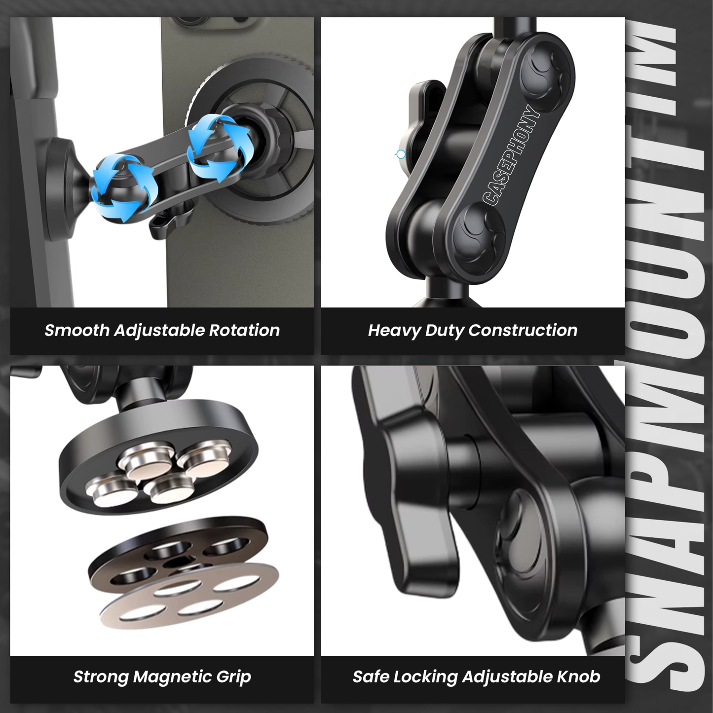 SnapMount™ – Snap it. Mount it. Create anywhere