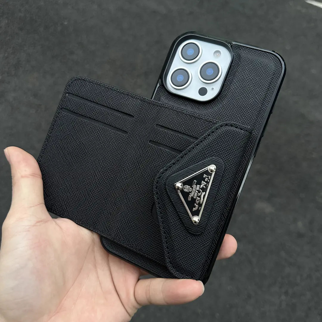 Premium Italian Luxury Wallet iPhone Case