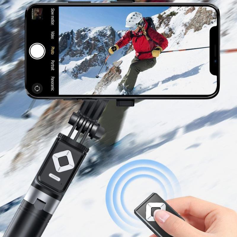 3-in-1 Selfie Stick Tripod with Dual Fill Lights – Extendable & Portable