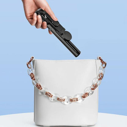 3-in-1 Selfie Stick Tripod with Dual Fill Lights – Extendable & Portable